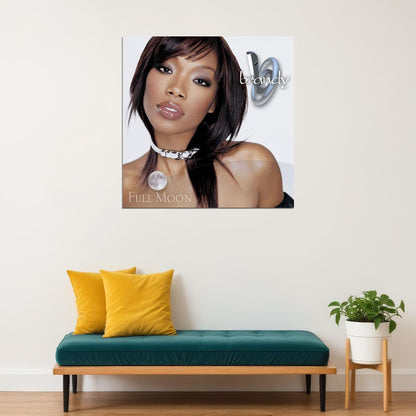 Brandy Full Moon Album Cover Art R&b Music Poster Singer Music Print