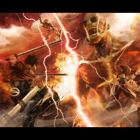 Attack On Titan Anime Poster Japanese Animation Wall Art Manga Series Print