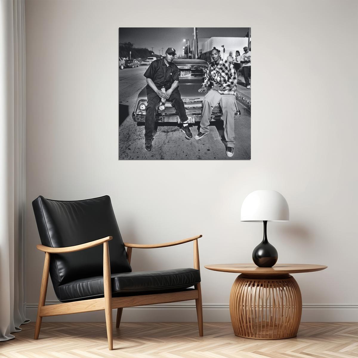 Snoop Dogg & Dr. Dre Iconic Rap Music Poster Legendary Hip Hop Wall Print - xonomax
