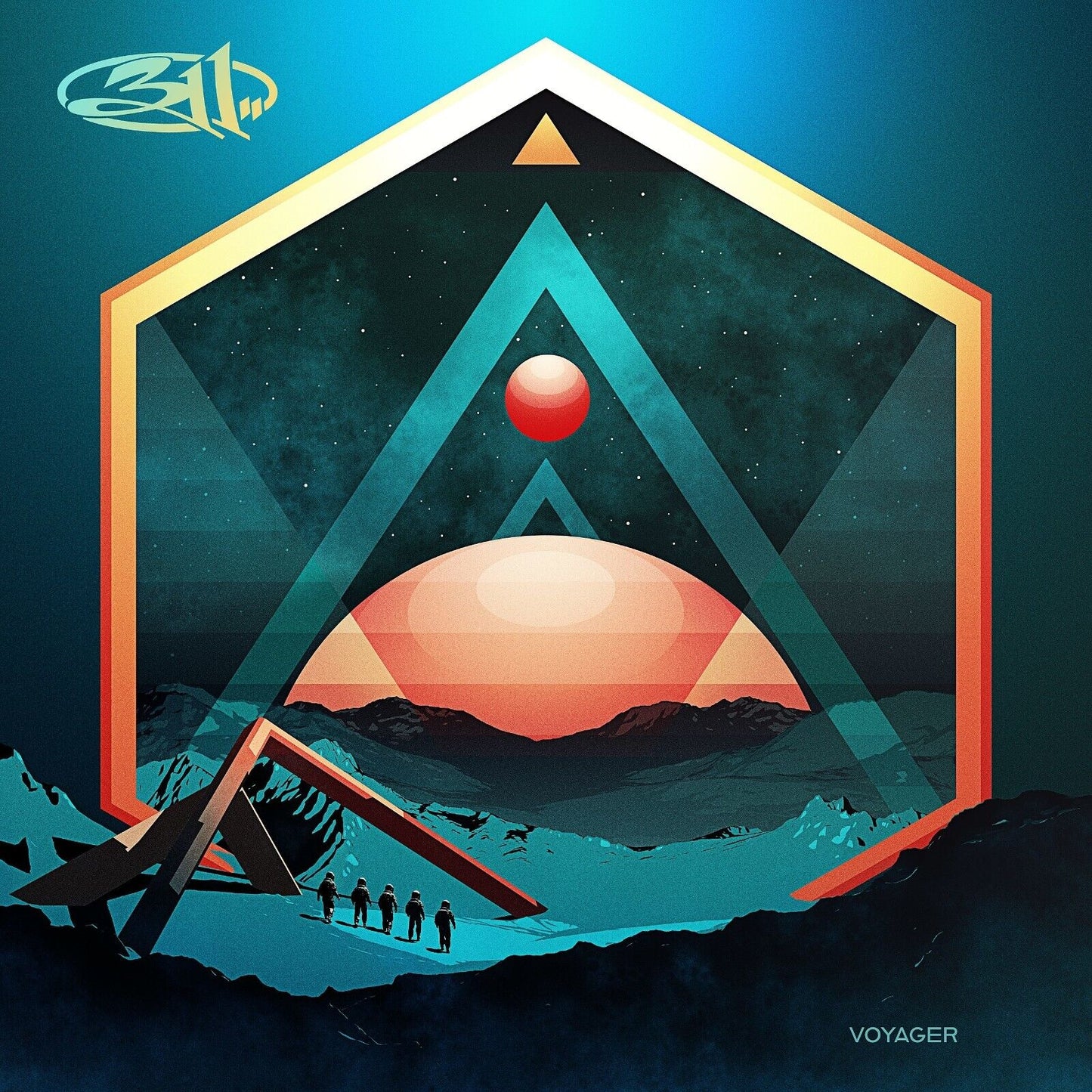 311 Voyager Album Cover Art Rock Music Poster Band Music Print