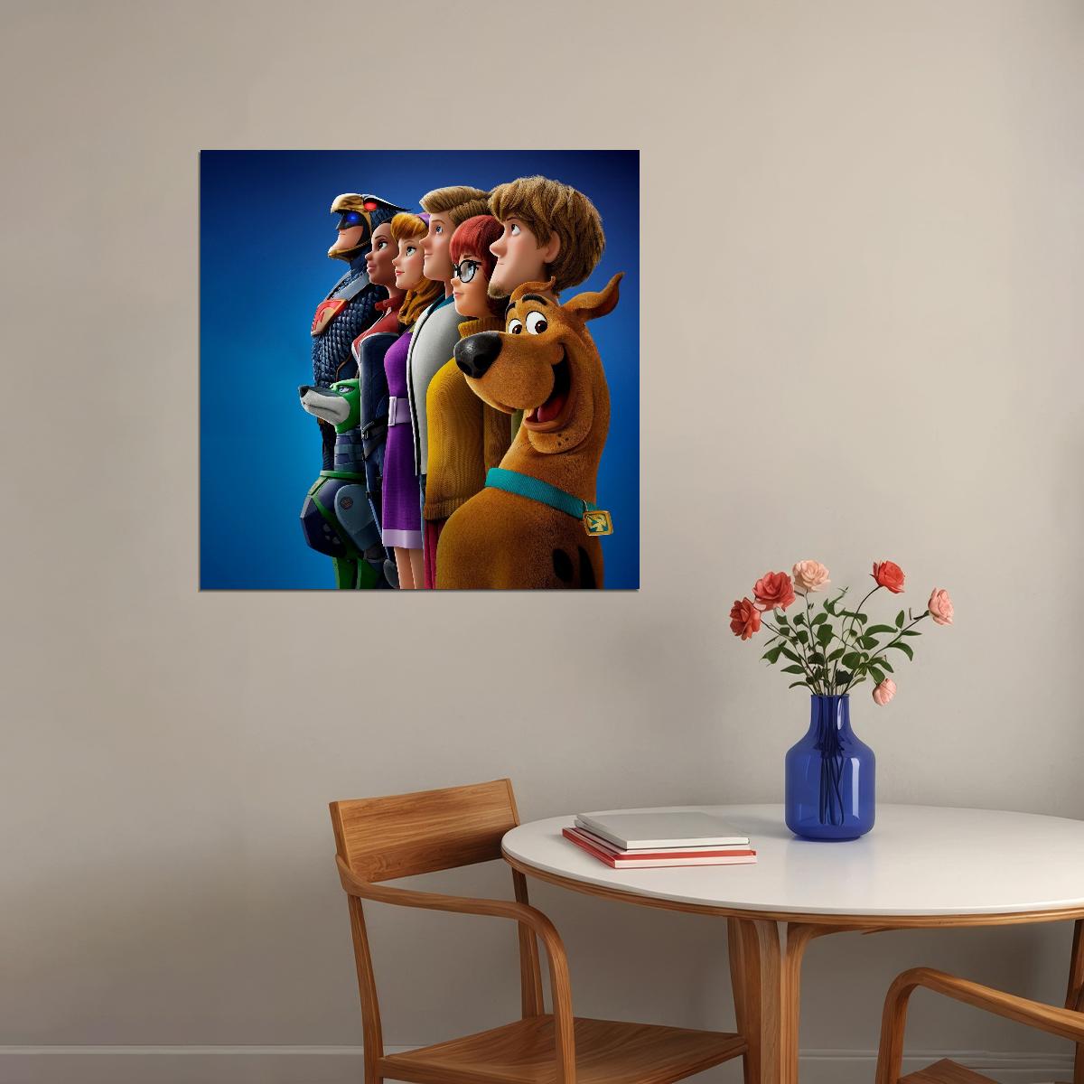 Scooby-doo Poster Classic Tv Cartoon Fun Wall Art Kids Print