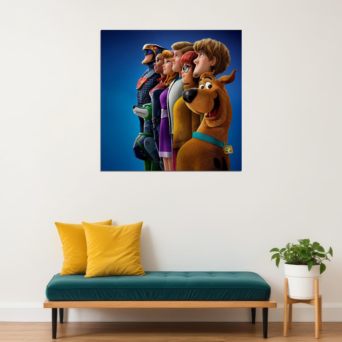 Scooby-doo Poster Classic Tv Cartoon Fun Wall Art Kids Print