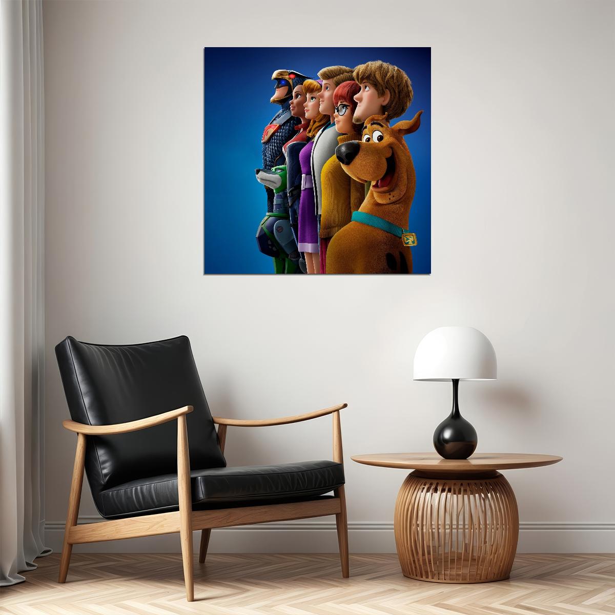 Scooby-doo Poster Classic Tv Cartoon Fun Wall Art Kids Print