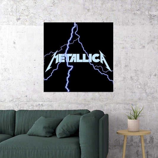 Metallica Lightning Album Cover Art Music Poster Heavy Metal Wall Print - xonomax