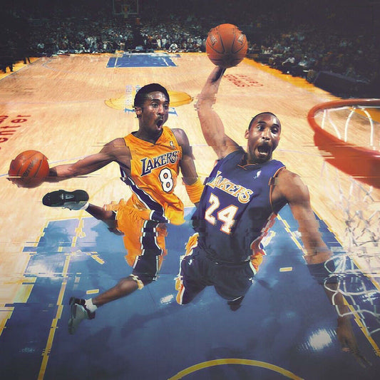 Kobe Bryant Poster Nba Basketball Player Wall Art Motivational Sports Print