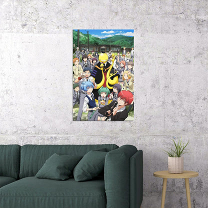 Assassination Classroom Anime Poster Japanese Animation Wall Art Manga Series Print