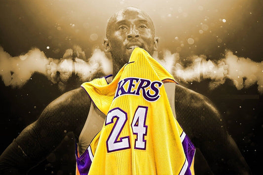 Kobe Bryant Poster Nba Basketball Player Wall Art Motivational Sports Print