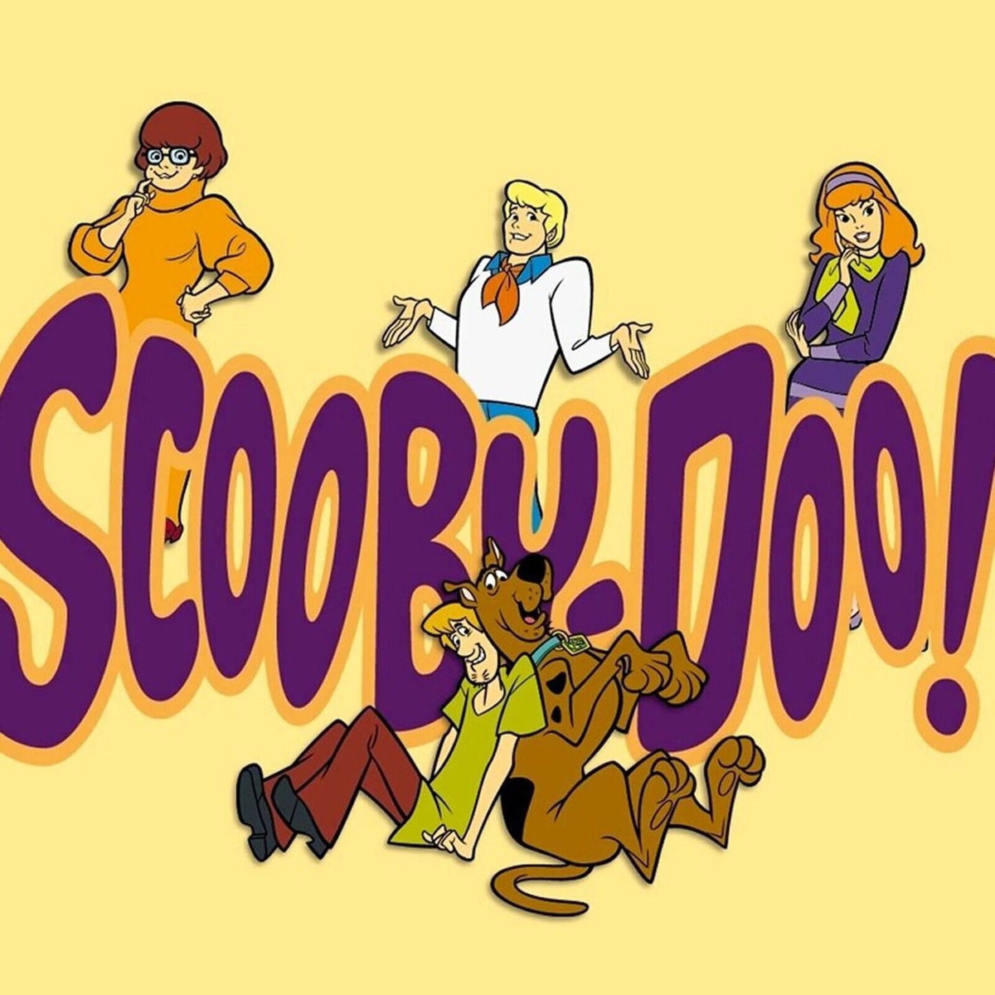 Scooby-doo Poster Classic Tv Cartoon Fun Wall Art Kids Print