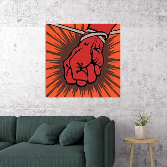 Metallica Music Poster Iconic Heavy Metal Band Wall Print - xonomax