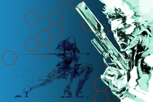 Metal Gear Solid Video Game Poster Gamer Wall Art