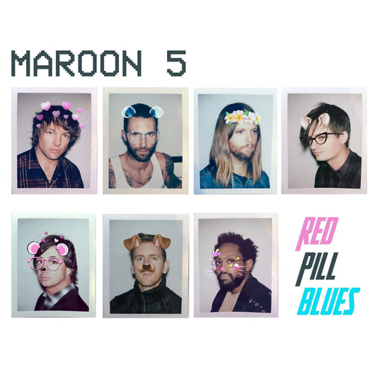 Maroon 5 Red Pill Blues Album Cover Art Music Poster Pop Rock Wall Print - xonomax