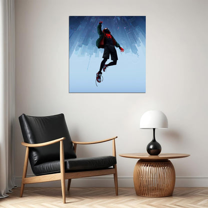 Spider-man Into The Spider-verse Movie Poster Animated Film Print