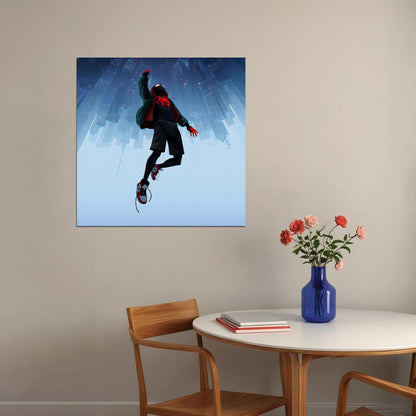 Spider-man Into The Spider-verse Movie Poster Animated Film Print