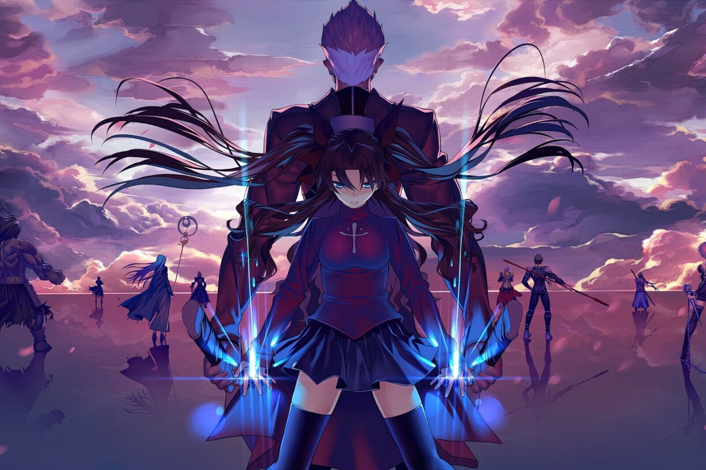 Fate Series Anime Poster Japanese Animation Wall Art Fantasy Manga Print