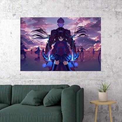 Fate Series Anime Poster Japanese Animation Wall Art Fantasy Manga Print