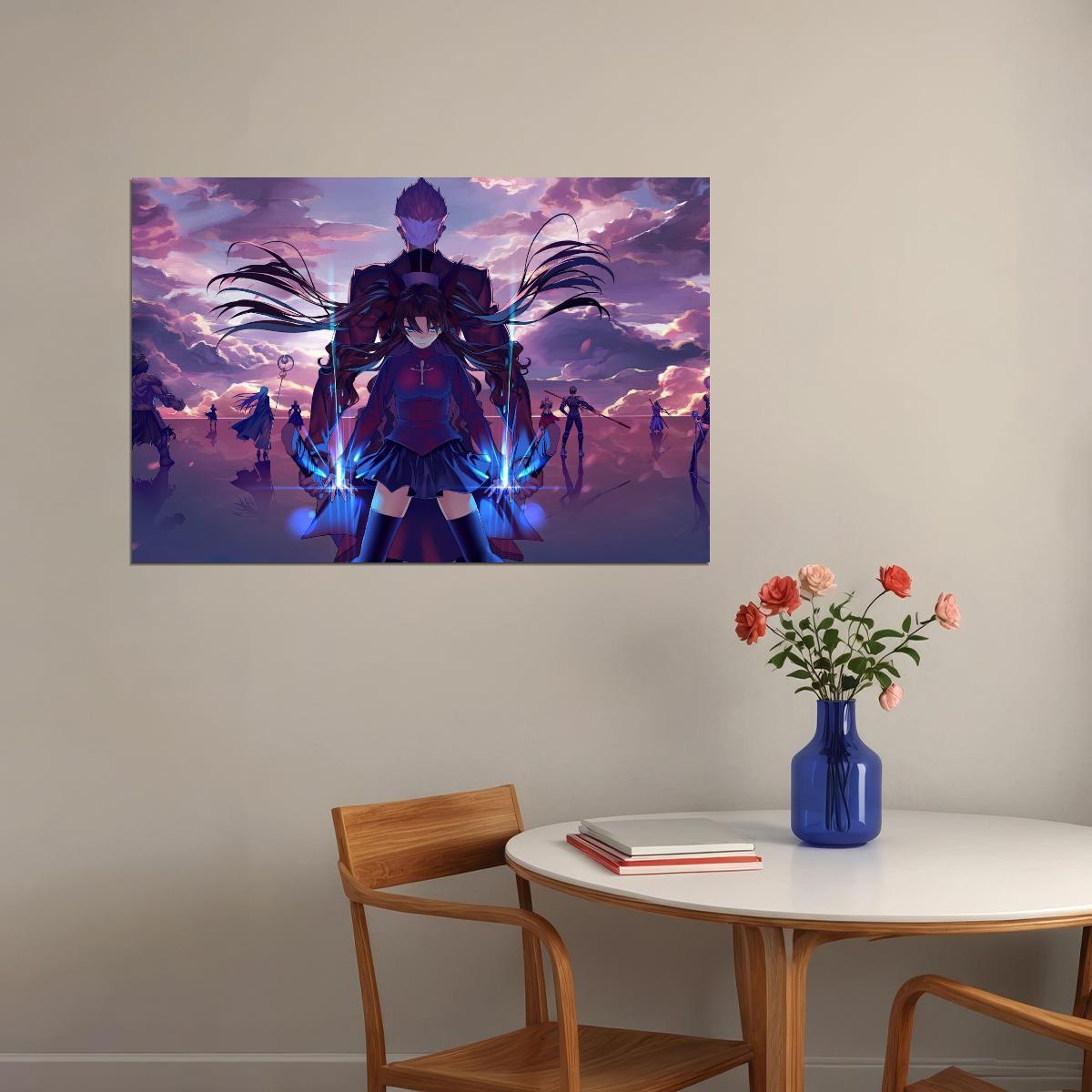 Fate Series Anime Poster Japanese Animation Wall Art Fantasy Manga Print