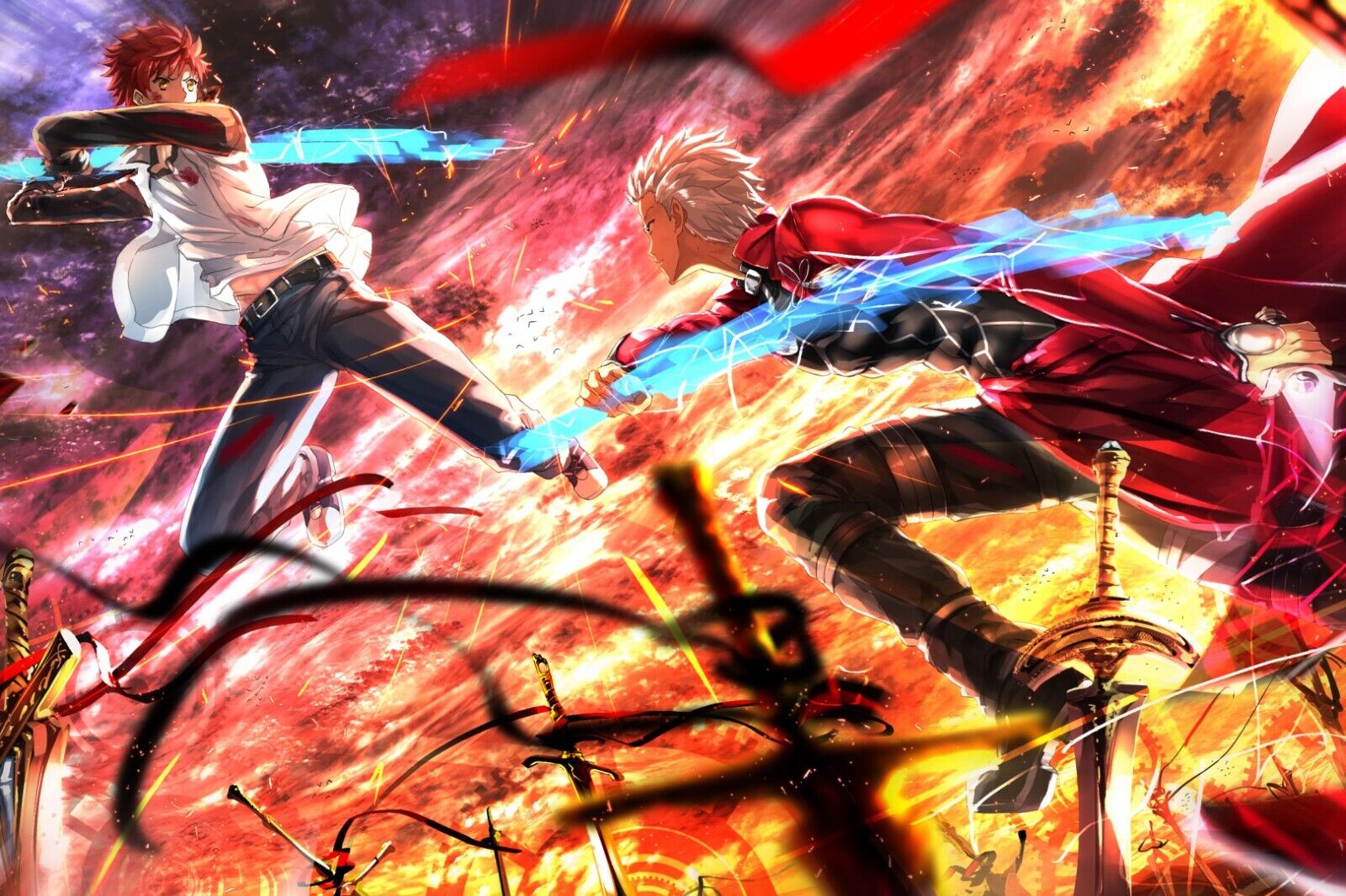 Fate Series Anime Poster Japanese Animation Wall Art Fantasy Manga Print - xonomax