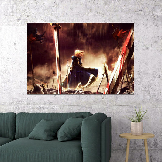Fate Series Anime Poster Japanese Animation Wall Art Fantasy Manga Print - xonomax