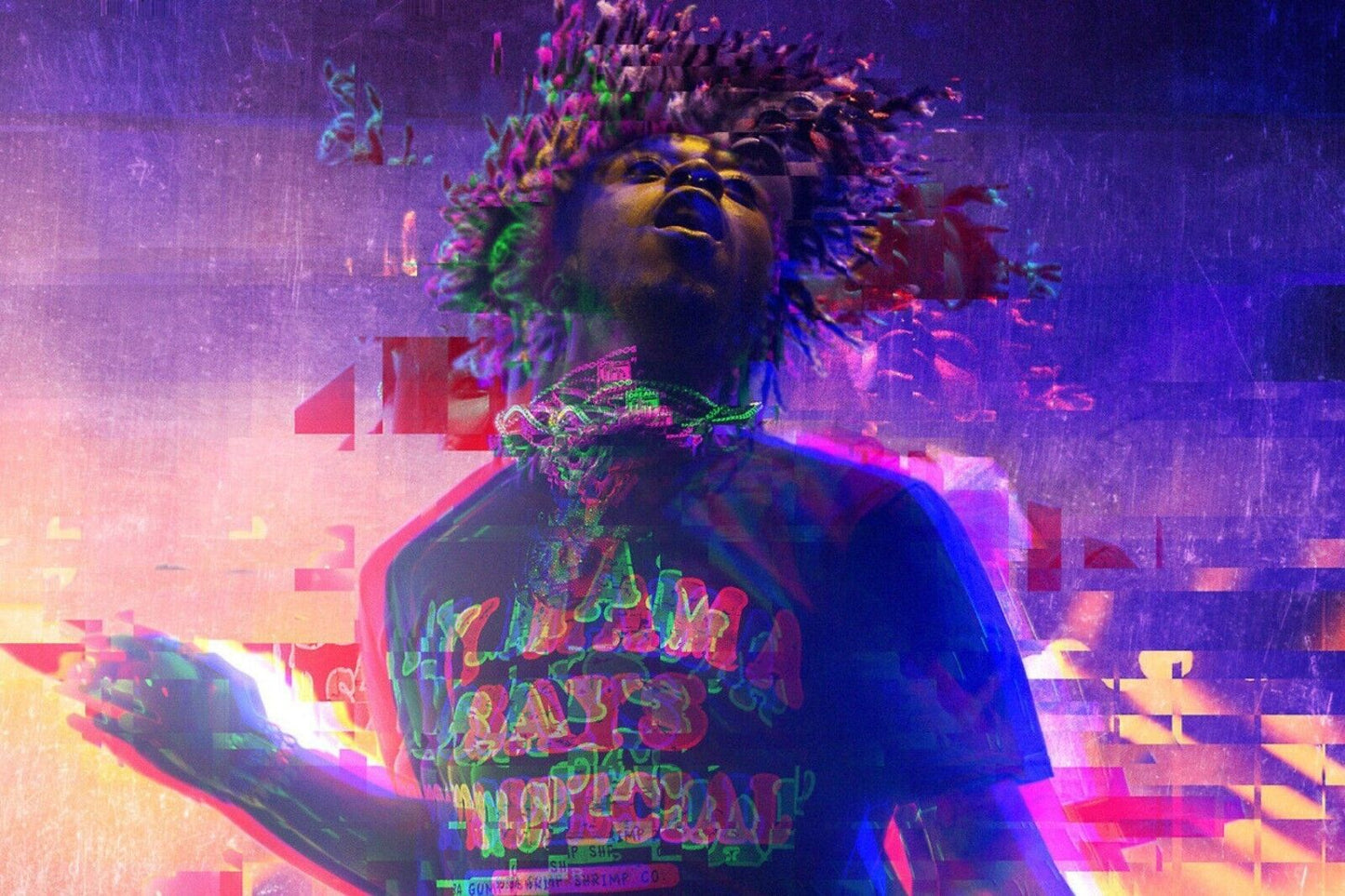 Lil Uzi Vert Rap Music Poster Rapper Wall Art - xonomax