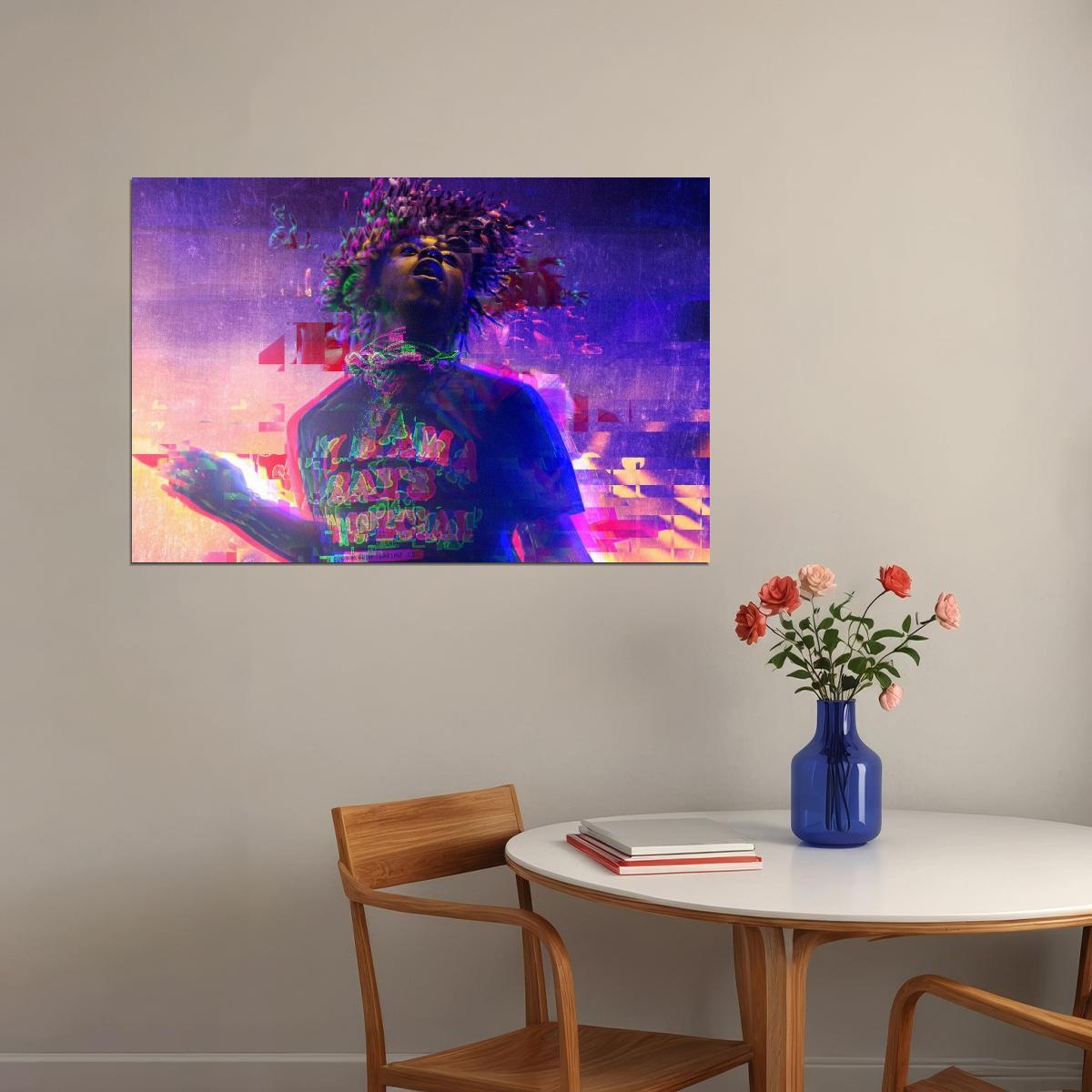 Lil Uzi Vert Rap Music Poster Rapper Wall Art - xonomax