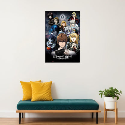 Death Note Anime Poster Japanese Animation Wall Art Manga Series Print
