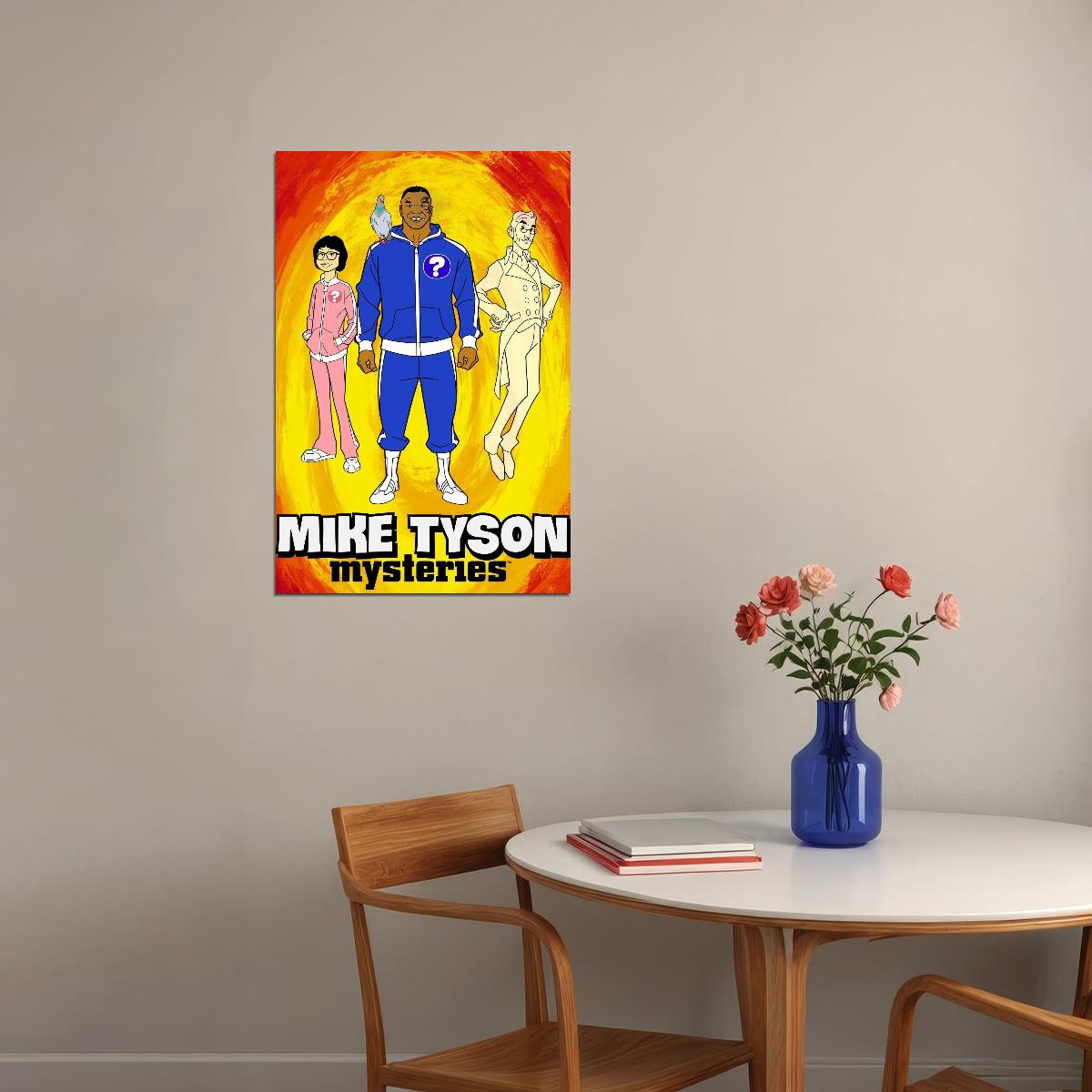 Mike Tyson Mysteries Boxing Poster Motivational Sports Print Wall Art