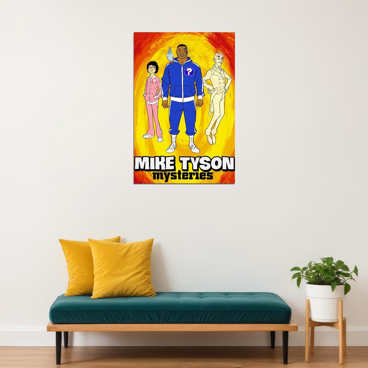 Mike Tyson Mysteries Boxing Poster Motivational Sports Print Wall Art