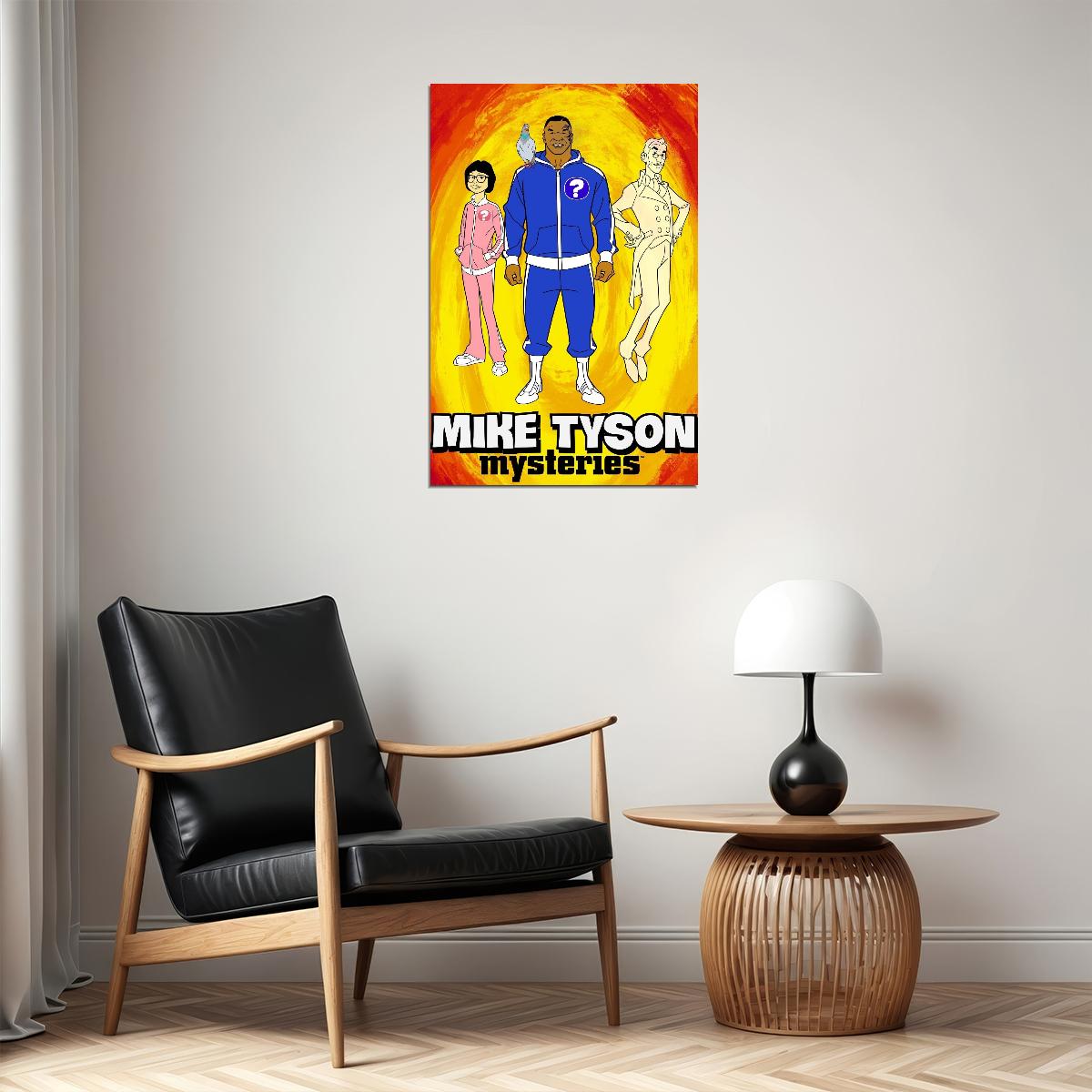 Mike Tyson Mysteries Boxing Poster Motivational Sports Print Wall Art