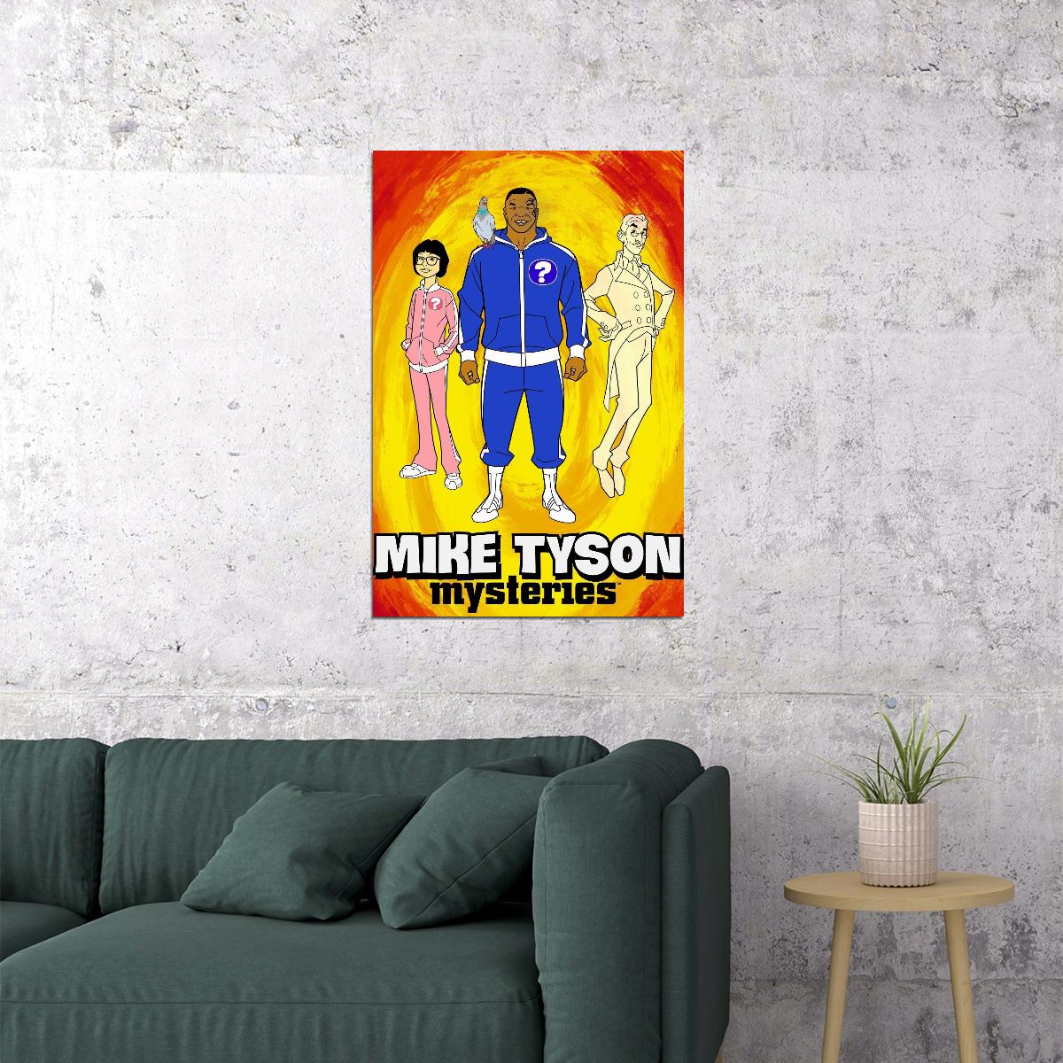 Mike Tyson Mysteries Boxing Poster Motivational Sports Print Wall Art