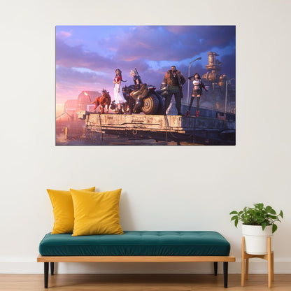 Final Fantasy Poster Video Game Series Wall Art Epic Rpg Print