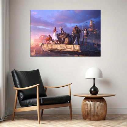 Final Fantasy Poster Video Game Series Wall Art Epic Rpg Print