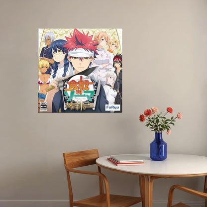 Food Wars! Shokugeki No Soma Anime Poster Japanese Animation Wall Art Culinary Series Print - xonomax