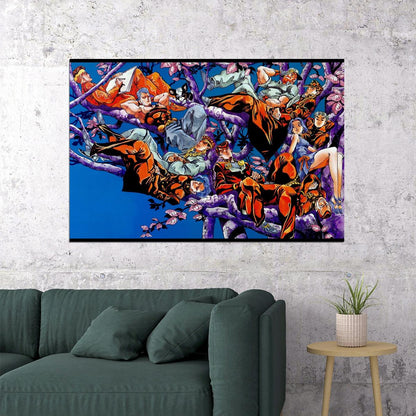 Jojo Bizarre Anime Poster Japanese Manga Art Wall Print