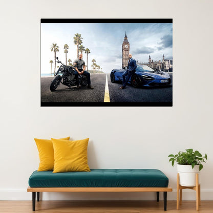 Fast & Furious Presents: Hobbs & Shaw Movie Poster Action Film Wall Art