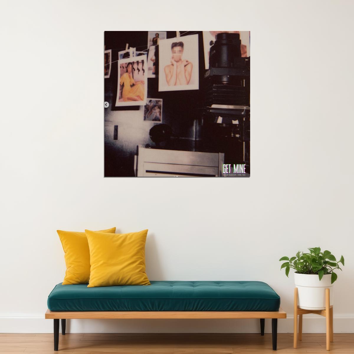 Bryson Tiller Get Mine Album Cover Art R&b Music Poster Singer Music Print - xonomax