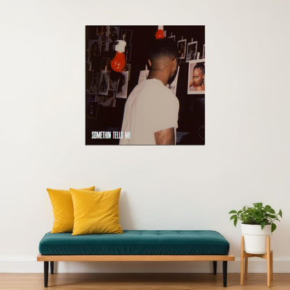 Bryson Tiller Somethin Tells Me Album Cover Art R&b Music Poster Singer Music Print - xonomax