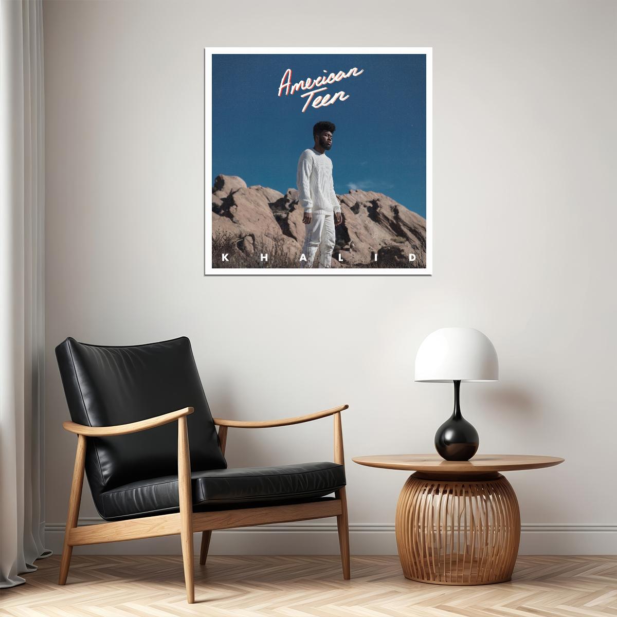 Khalid American Teen Album Cover Art Music Poster Rnb Wall Print