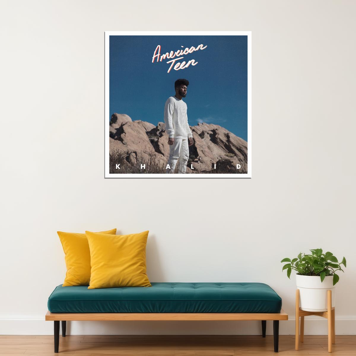 Khalid American Teen Album Cover Art Music Poster Rnb Wall Print