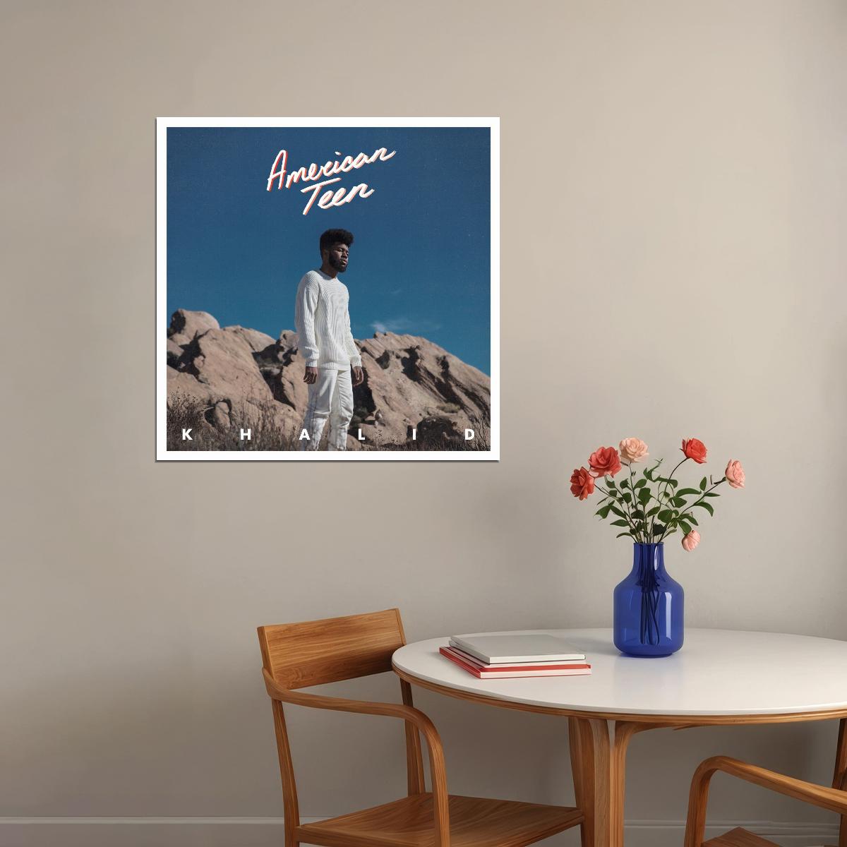 Khalid American Teen Album Cover Art Music Poster Rnb Wall Print