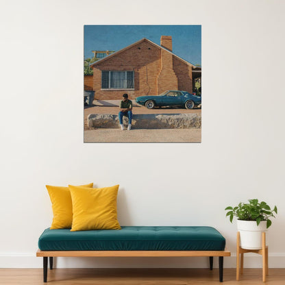 Khalid Suncity Album Cover Art Music Poster Rnb Wall Print - xonomax