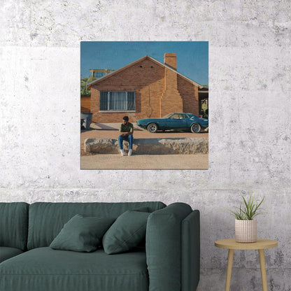 Khalid Suncity Album Cover Art Music Poster Rnb Wall Print - xonomax