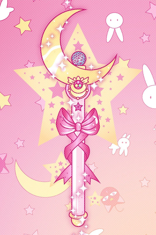 Sailor Moon Anime Poster Japanese Manga Art Cute Magic Wall Art