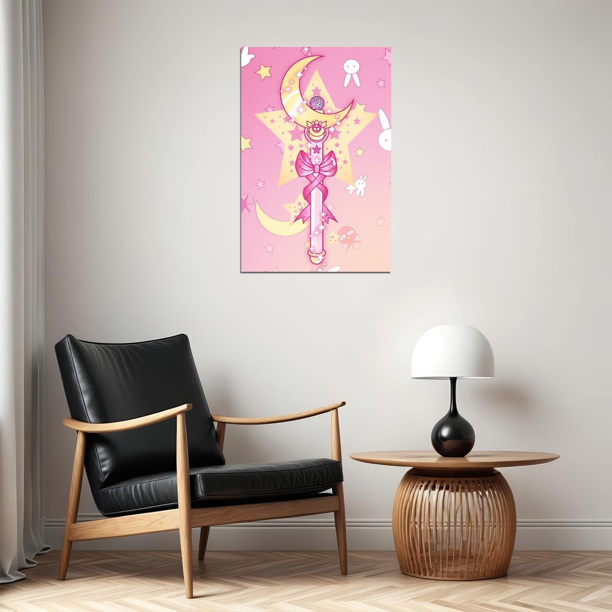 Sailor Moon Anime Poster Japanese Manga Art Cute Magic Wall Art