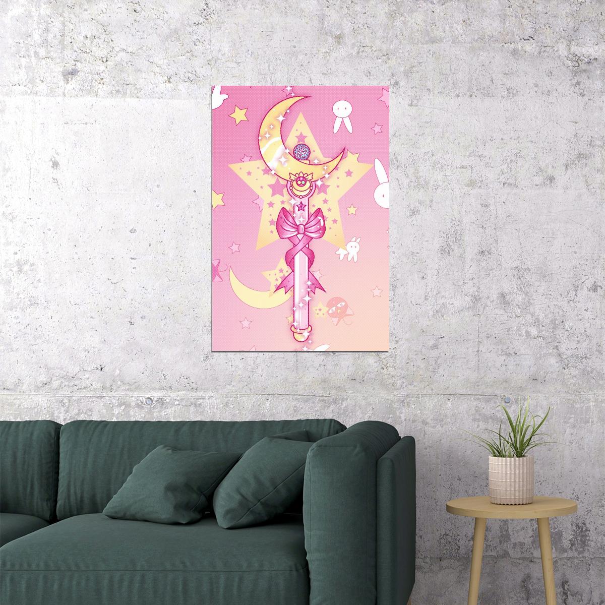 Sailor Moon Anime Poster Japanese Manga Art Cute Magic Wall Art