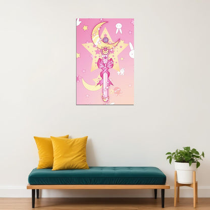 Sailor Moon Anime Poster Japanese Manga Art Cute Magic Wall Art