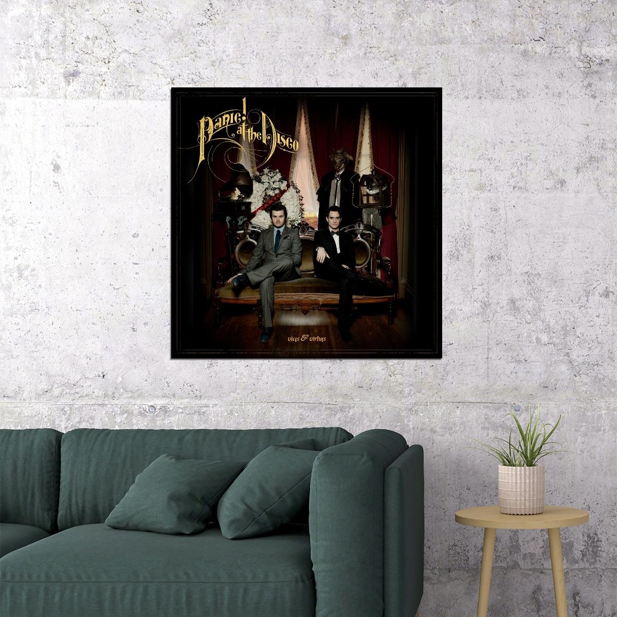 Panic! At The Disco Vices & Virtues Album Cover Art Rock Music Poster Wall Print