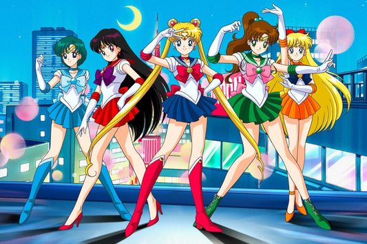 Sailor Moon Anime Poster Japanese Manga Art Cute Magic Wall Art