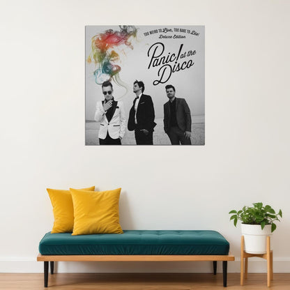 Panic! At The Disco Too Weird To Live Album Cover Art Rock Music Poster Wall Print - xonomax