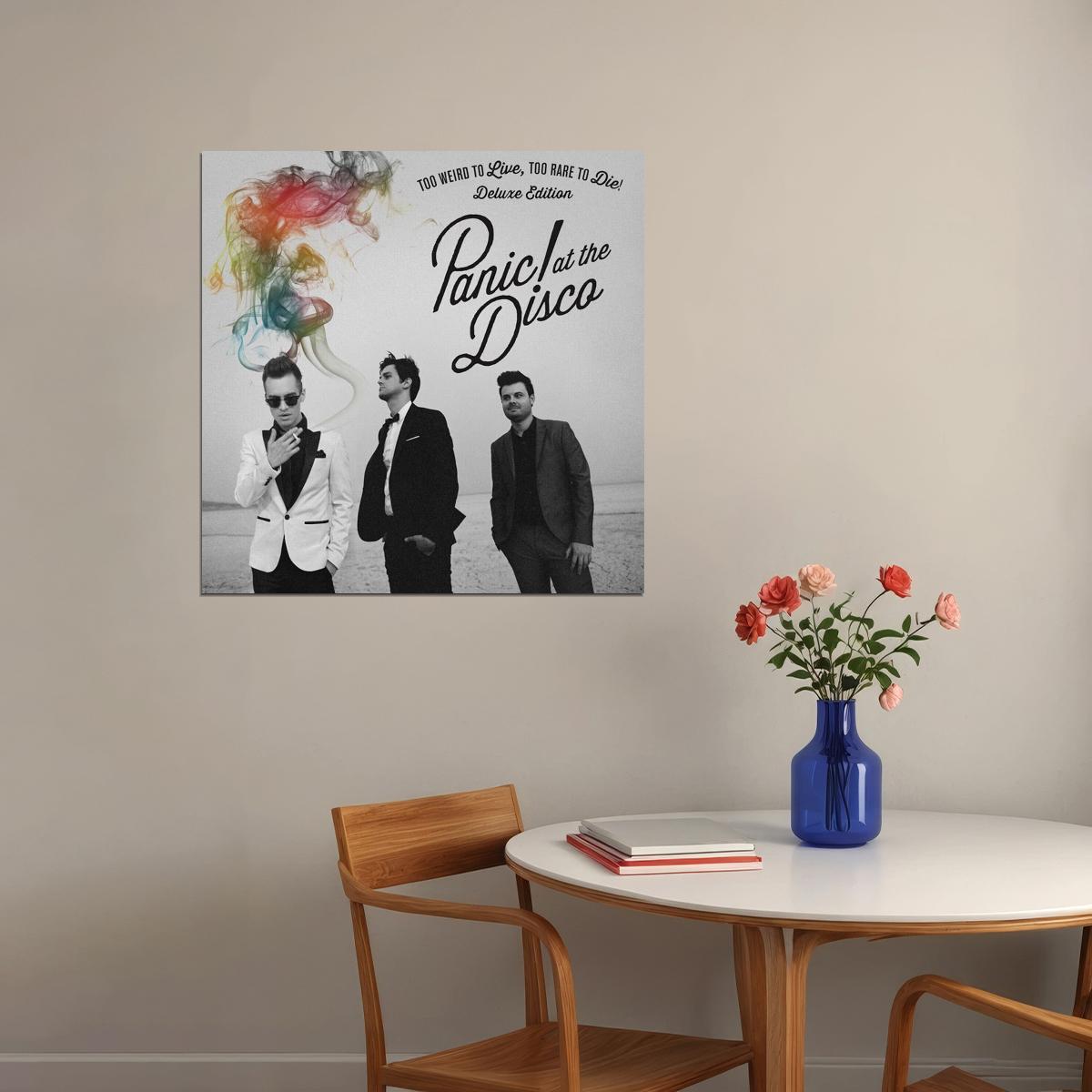 Panic! At The Disco Too Weird To Live Album Cover Art Rock Music Poster Wall Print - xonomax