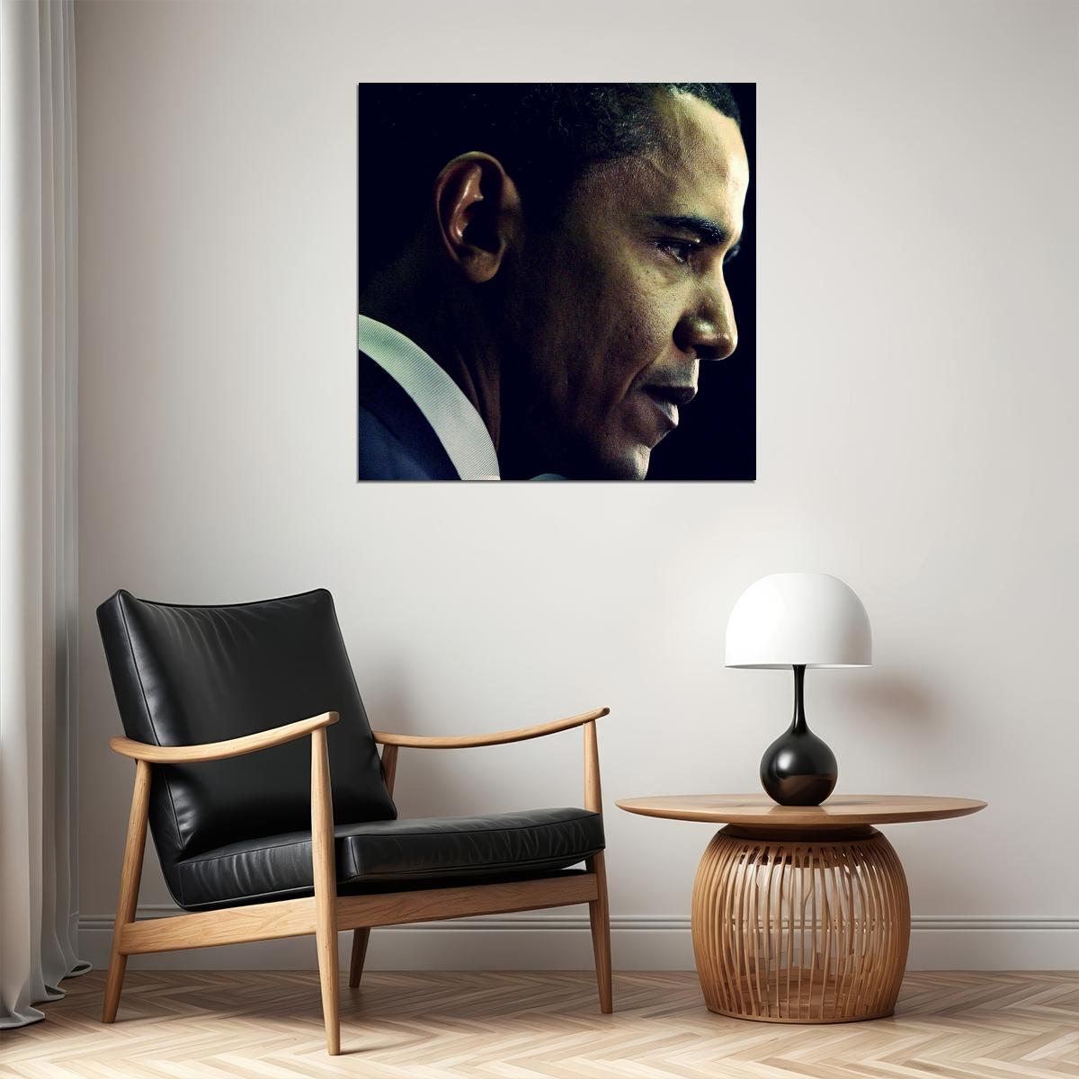 Barack Obama Poster Political Leader Wall Art Former U.s. President Print - xonomax